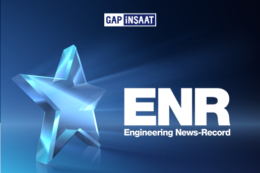  Gap İnşaat, Engineering News Record (ENR) tarafından açıklanan “Dünyanın En Büyük 250 Uluslararası Müteahhidi” listesinde bu yıl 142. sırada yer aldı. 