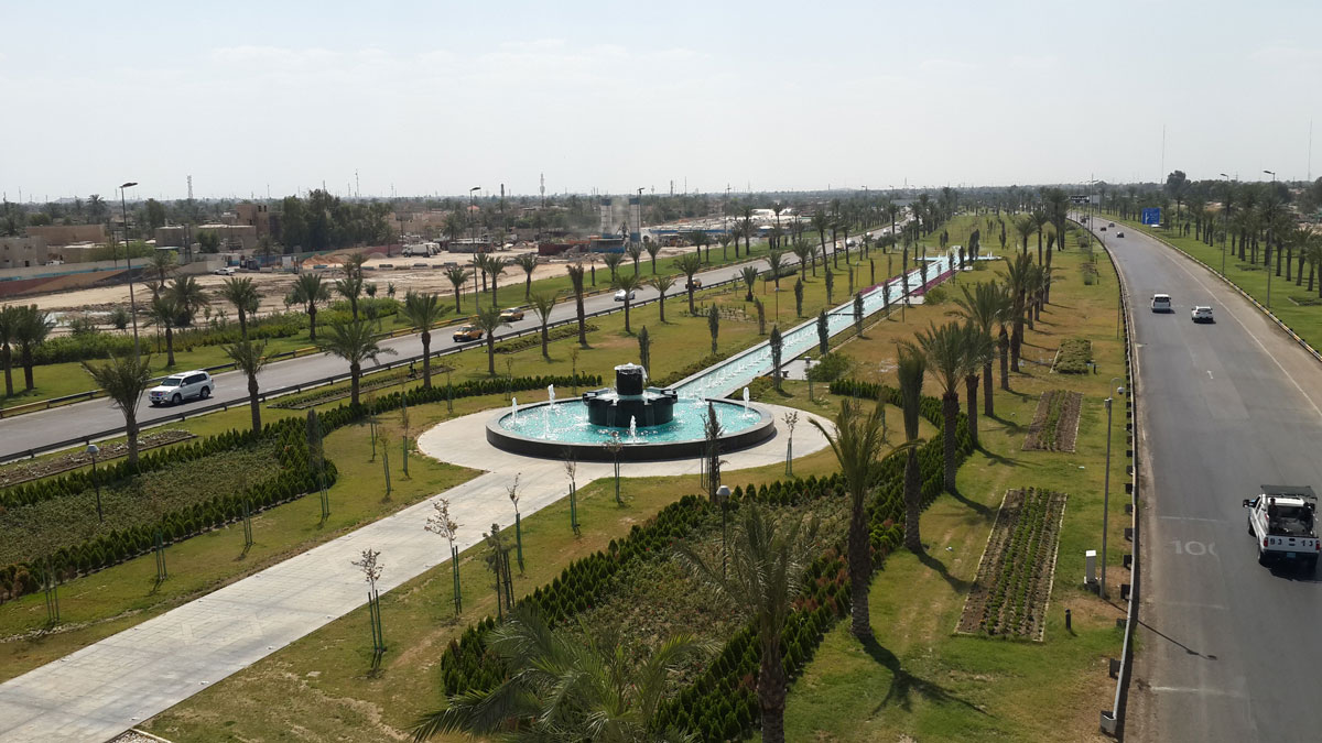 Bağdat Uluslararası Havaalanı Yolu Rehabilitasyon ve Peyzaj Projesi