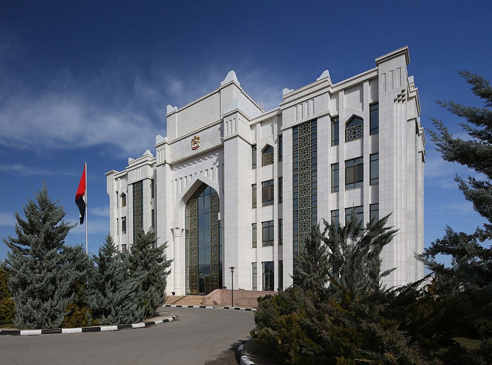 Zjednoczone Emiraty Arabskie Budynek ambasady Turkmenistanu